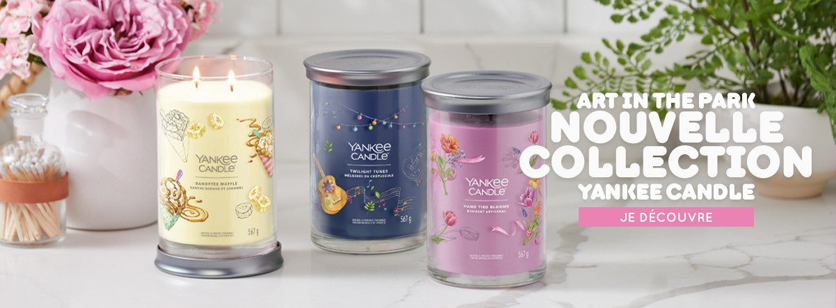 nouvelle collection printemps 2023 Yankee Candle Art in the park
